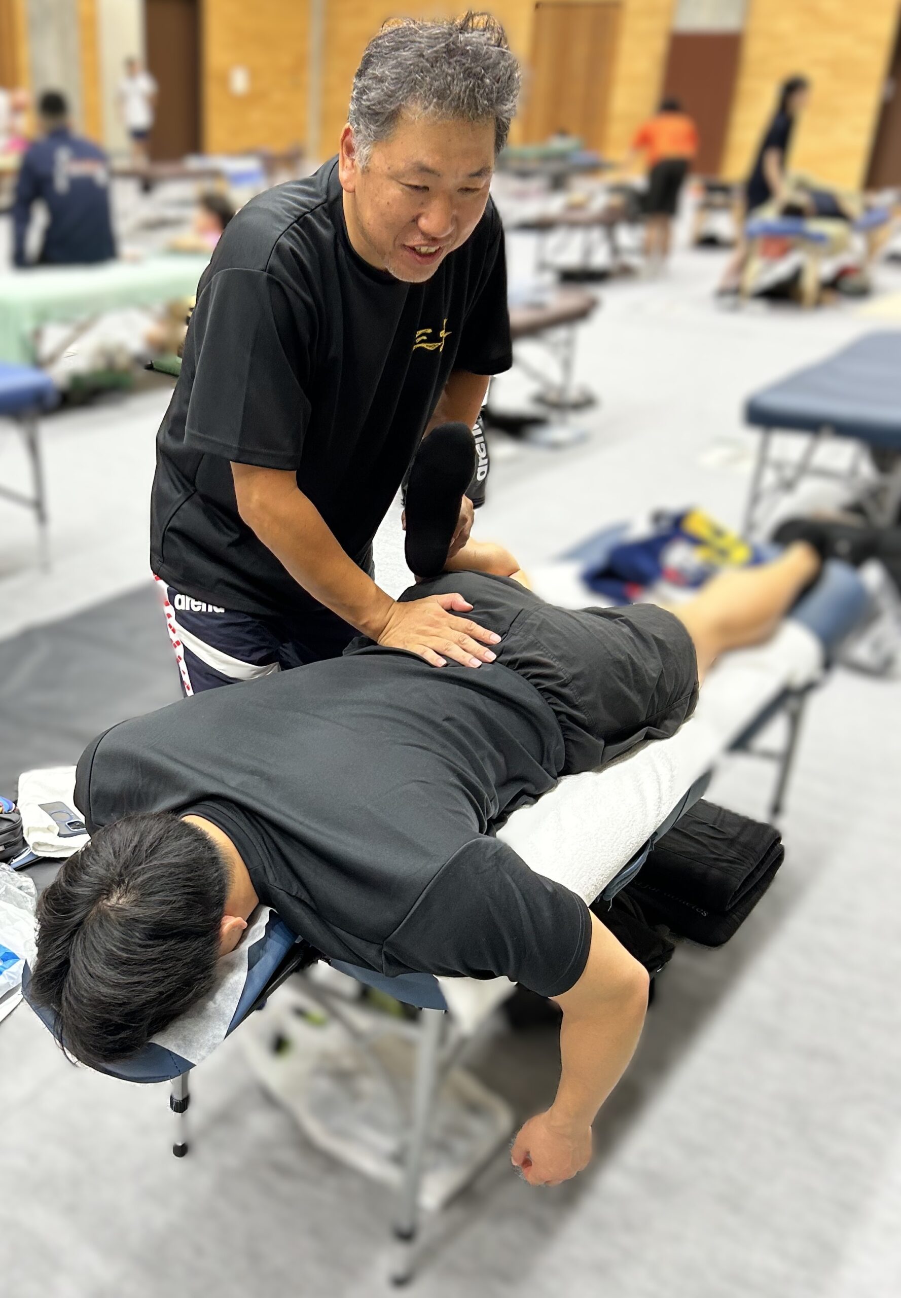 スポーツコンディショニングの様子